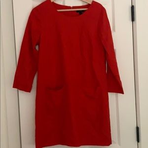 Winter shift dress from J. Crew